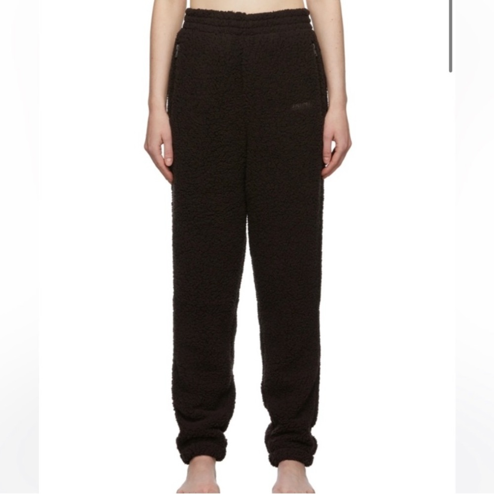 NWT Skims Cozy Knit Joggers Onyx Size S/M